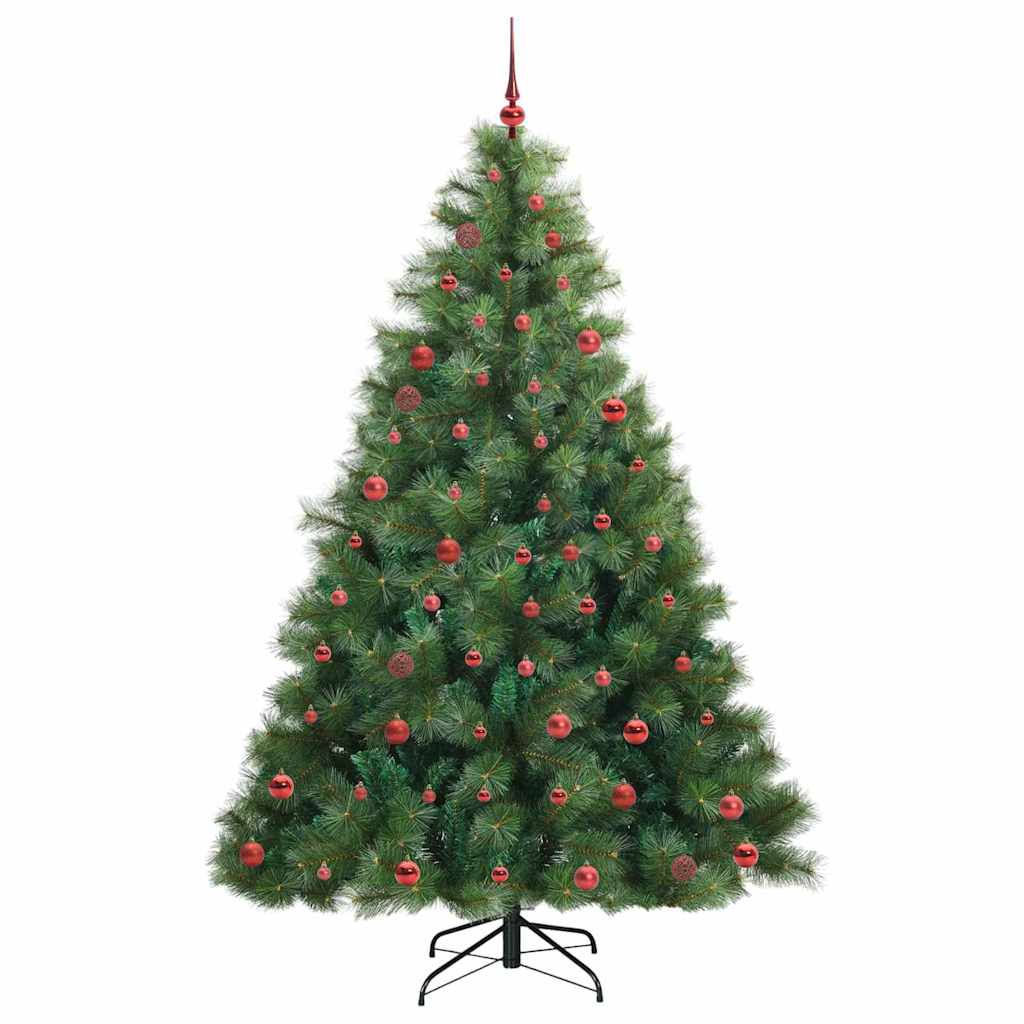 Kunstkerstboom met 300 LED met standaard Groen 210 cm PE en PVC is nu te koop bij PeponiXL, paradijselijk wonen!