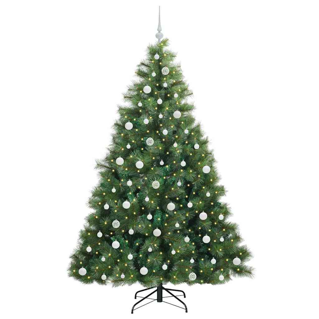 Kunstkerstboom met 300 LED met standaard Groen 210 cm PE en PVC is nu te koop bij PeponiXL, paradijselijk wonen!