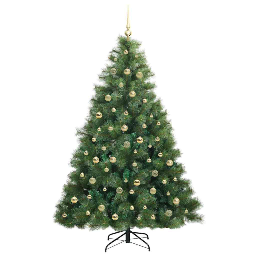 Kunstkerstboom met 300 LED met standaard Groen 210 cm PE en PVC is nu te koop bij PeponiXL, paradijselijk wonen!