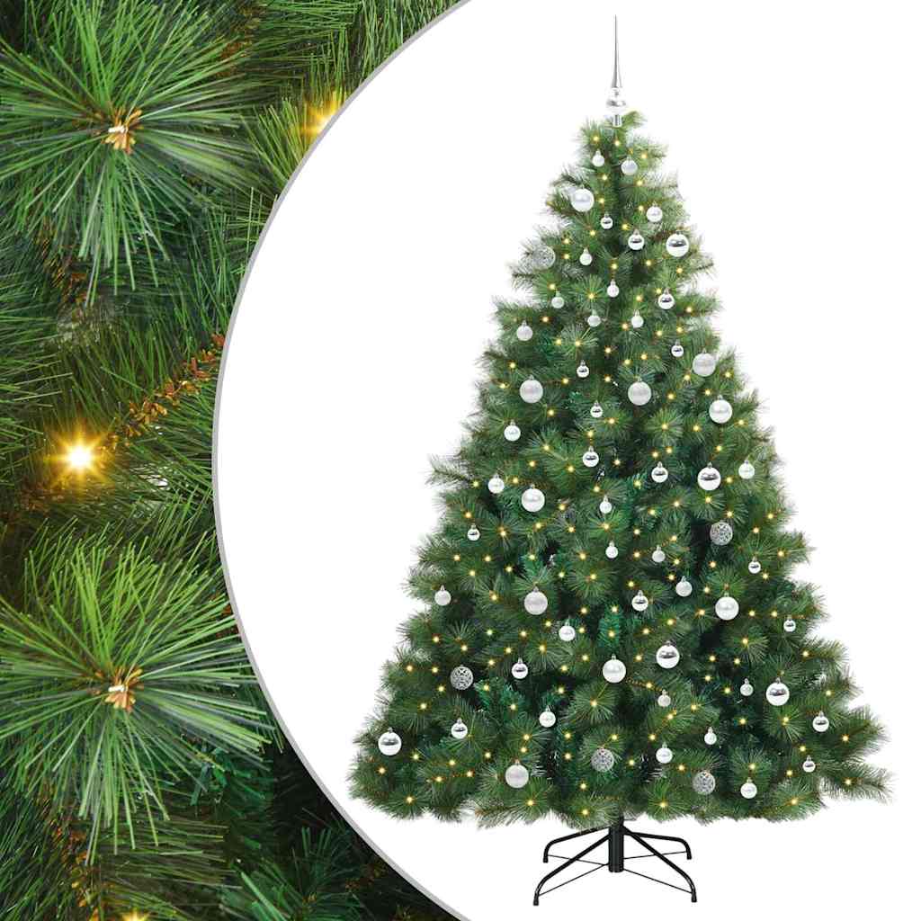 Kunstkerstboom met 300 LED met standaard Groen 210 cm PE en PVC is nu te koop bij PeponiXL, paradijselijk wonen!