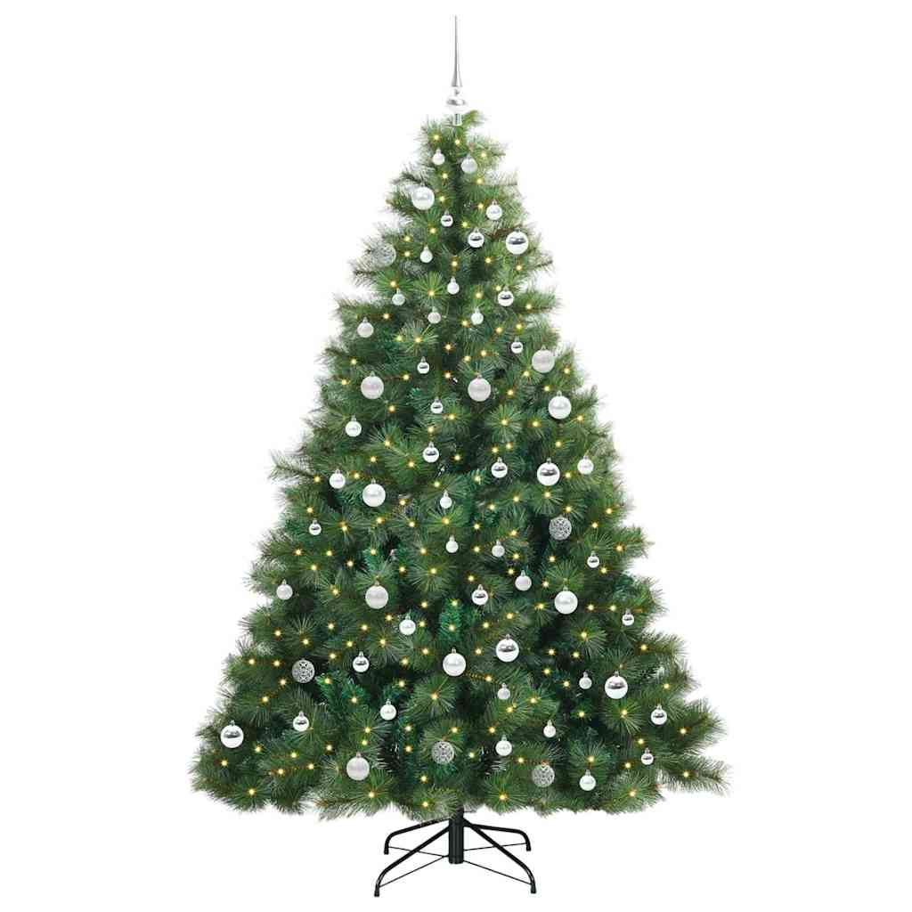 Kunstkerstboom met 300 LED met standaard Groen 210 cm PE en PVC is nu te koop bij PeponiXL, paradijselijk wonen!