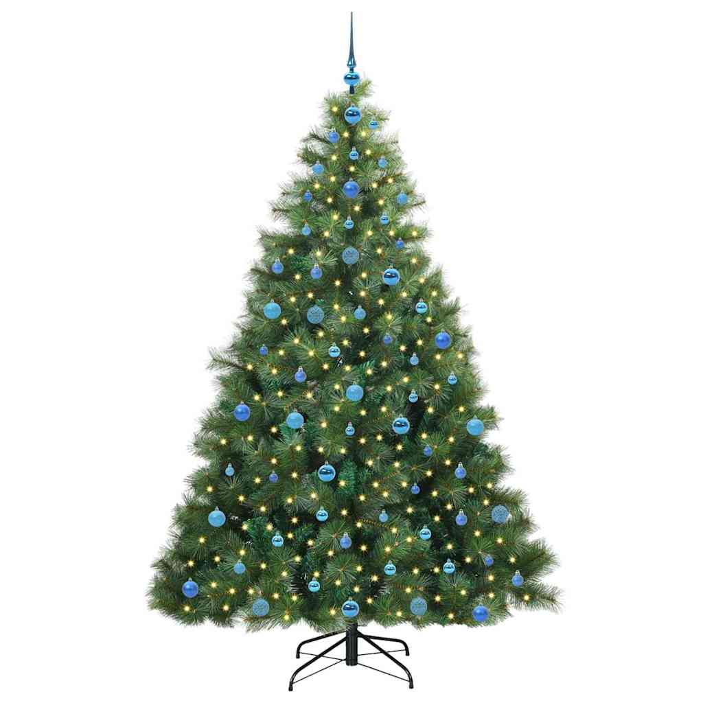 Kunstkerstboom met 300 LED met standaard Groen 210 cm PE en PVC is nu te koop bij PeponiXL, paradijselijk wonen!