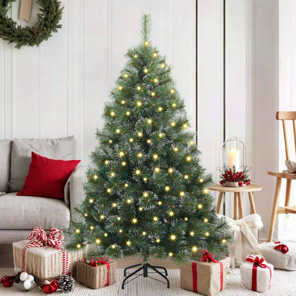 Kunstkerstboom met 150 LED met standaard Groen 150 cm PE en PVC is nu te koop bij PeponiXL, paradijselijk wonen!