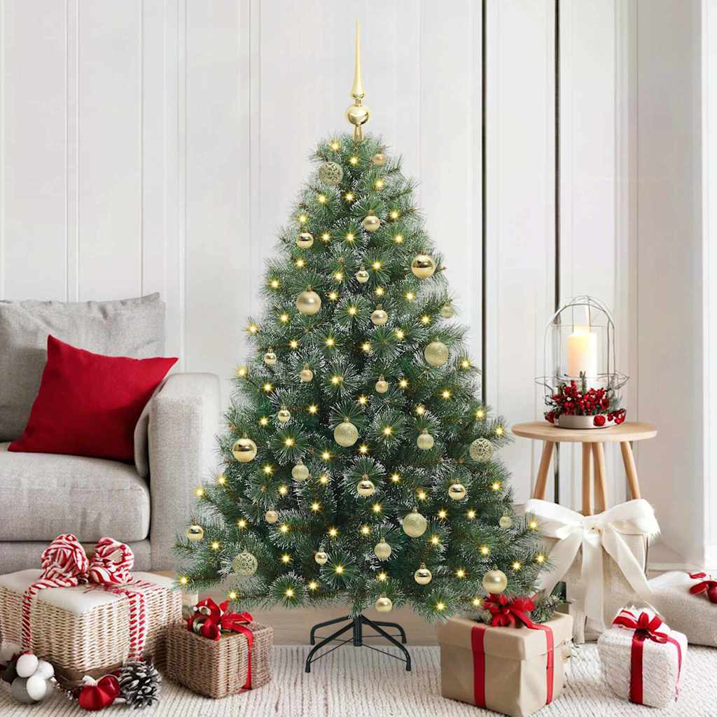 Kunstkerstboom met 150 LED met standaard Groen 150 cm PE en PVC is nu te koop bij PeponiXL, paradijselijk wonen!
