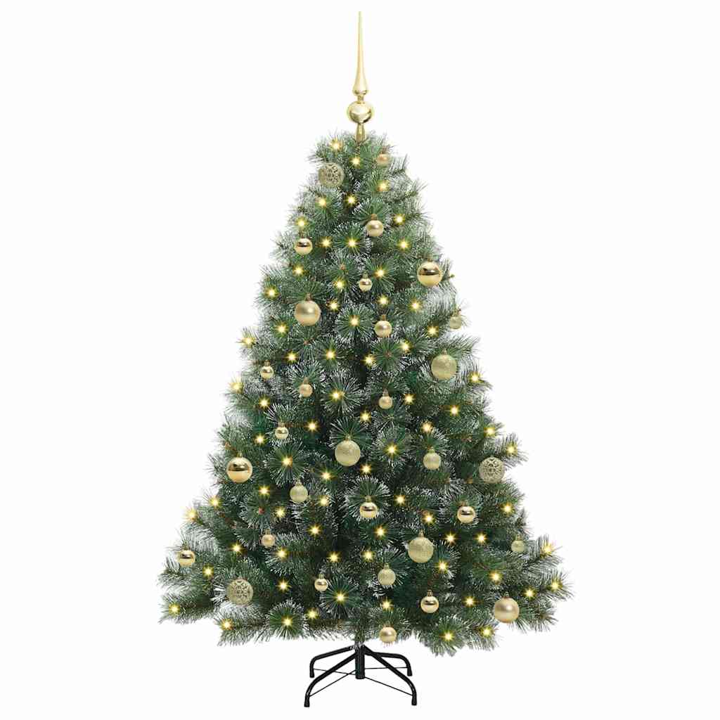 Kunstkerstboom met 150 LED met standaard Groen 150 cm PE en PVC is nu te koop bij PeponiXL, paradijselijk wonen!