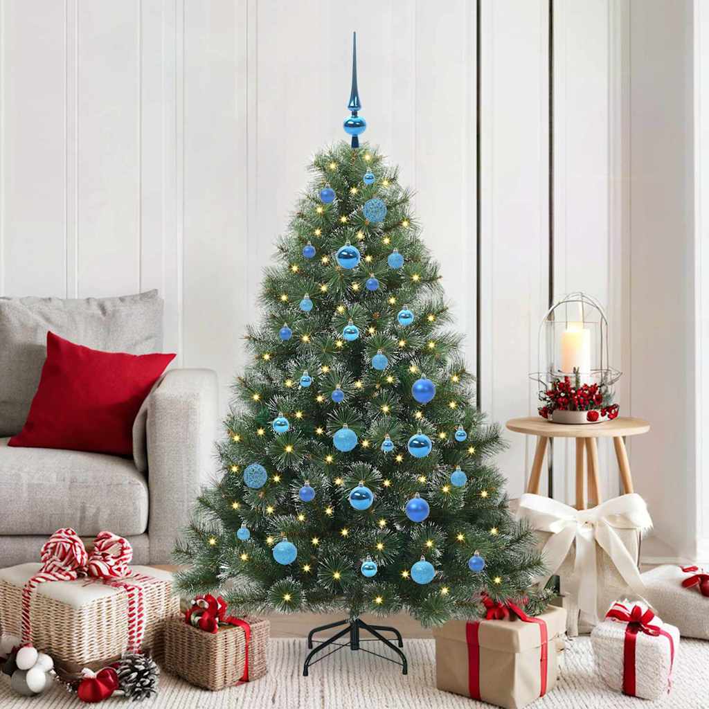 Kunstkerstboom met 150 LED met standaard Groen 150 cm PE en PVC is nu te koop bij PeponiXL, paradijselijk wonen!