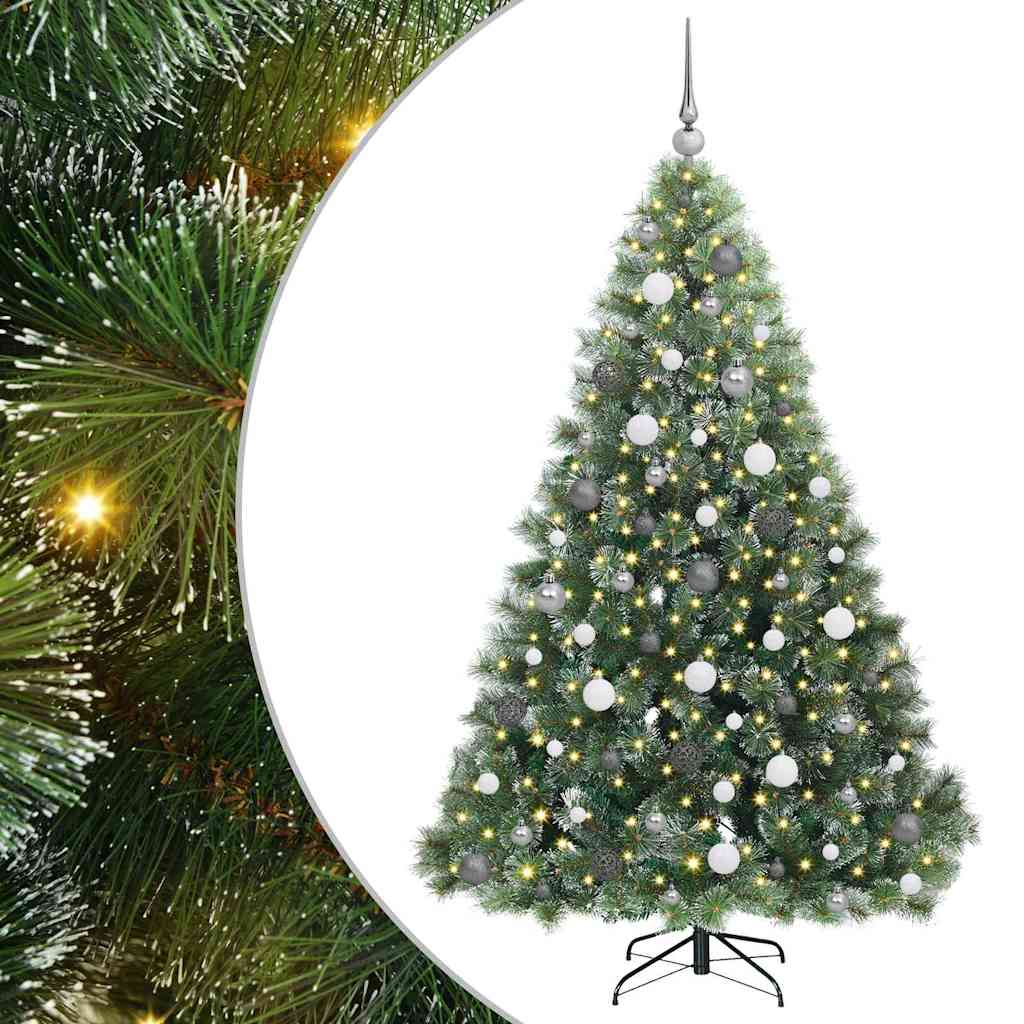 Kunstkerstboom met 300 LED met standaard Groen 180 cm PE en PVC is nu te koop bij PeponiXL, paradijselijk wonen!