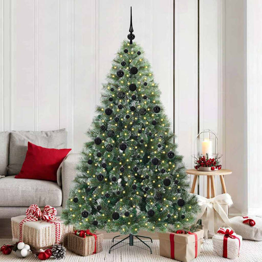 Kunstkerstboom met 300 LED met standaard Groen 180 cm PE en PVC is nu te koop bij PeponiXL, paradijselijk wonen!