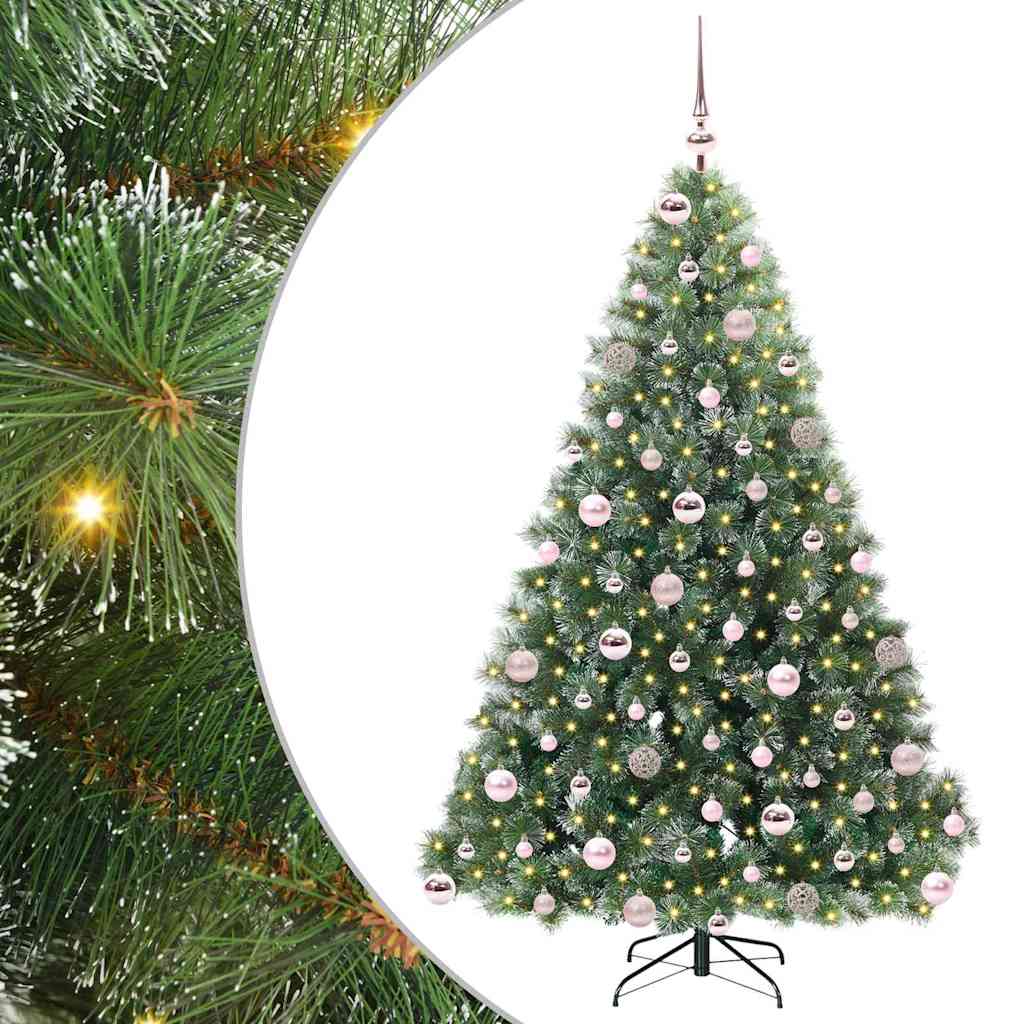 Kunstkerstboom met 300 LED met standaard Groen 180 cm PE en PVC is nu te koop bij PeponiXL, paradijselijk wonen!