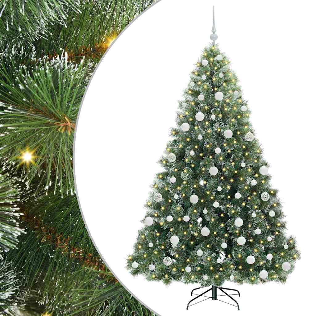 Kunstkerstboom met 300 LED met standaard Groen 180 cm PE en PVC is nu te koop bij PeponiXL, paradijselijk wonen!