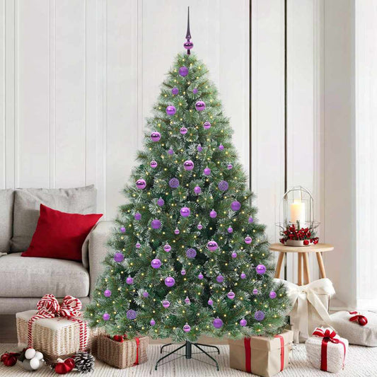 Kunstkerstboom met 300 LED met standaard Groen 180 cm PE en PVC is nu te koop bij PeponiXL, paradijselijk wonen!