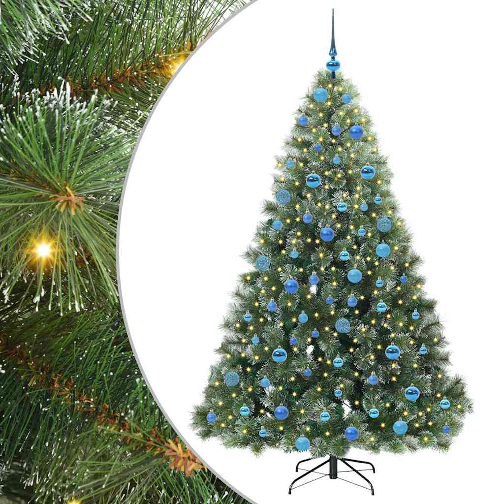 Kunstkerstboom met 300 LED met standaard Groen 180 cm PE en PVC is nu te koop bij PeponiXL, paradijselijk wonen!