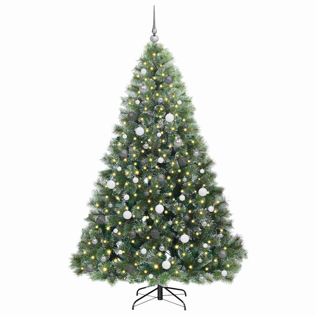 Kunstkerstboom met 300 LED met standaard Groen 210 cm PE en PVC is nu te koop bij PeponiXL, paradijselijk wonen!