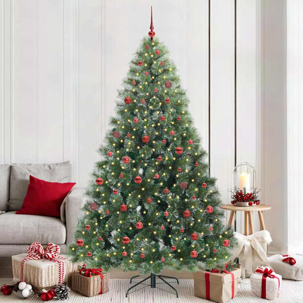 Kunstkerstboom met 300 LED met standaard Groen 210 cm PE en PVC is nu te koop bij PeponiXL, paradijselijk wonen!