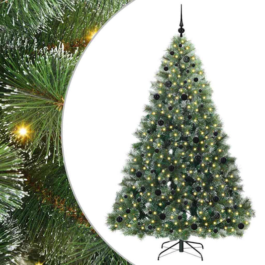 Kunstkerstboom met 300 LED met standaard Groen 210 cm PE en PVC is nu te koop bij PeponiXL, paradijselijk wonen!