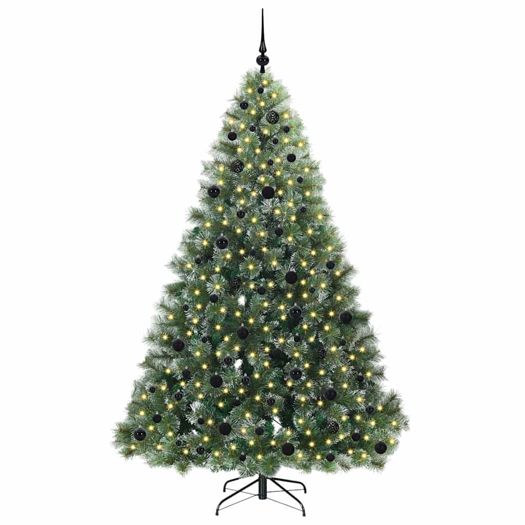 Kunstkerstboom met 300 LED met standaard Groen 210 cm PE en PVC is nu te koop bij PeponiXL, paradijselijk wonen!
