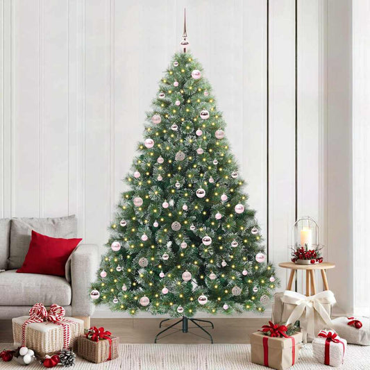 Kunstkerstboom met 300 LED met standaard Groen 210 cm PE en PVC is nu te koop bij PeponiXL, paradijselijk wonen!