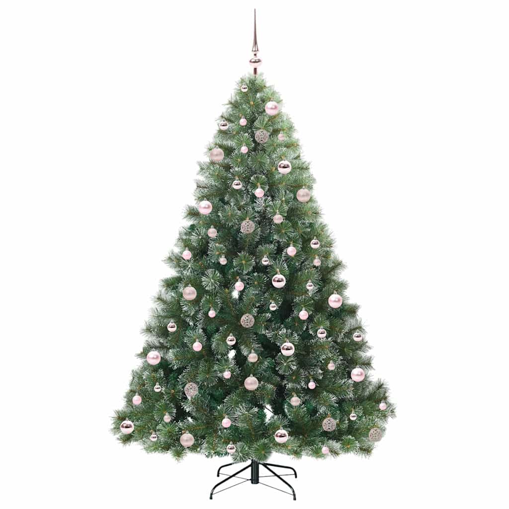Kunstkerstboom met 300 LED met standaard Groen 210 cm PE en PVC is nu te koop bij PeponiXL, paradijselijk wonen!