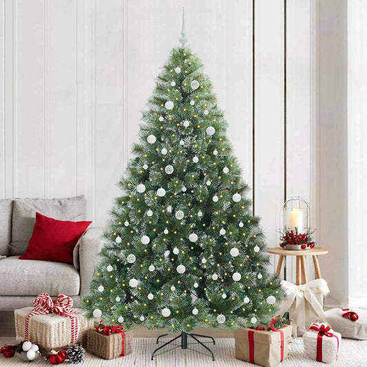 Kunstkerstboom met 300 LED met standaard Groen 210 cm PE en PVC is nu te koop bij PeponiXL, paradijselijk wonen!