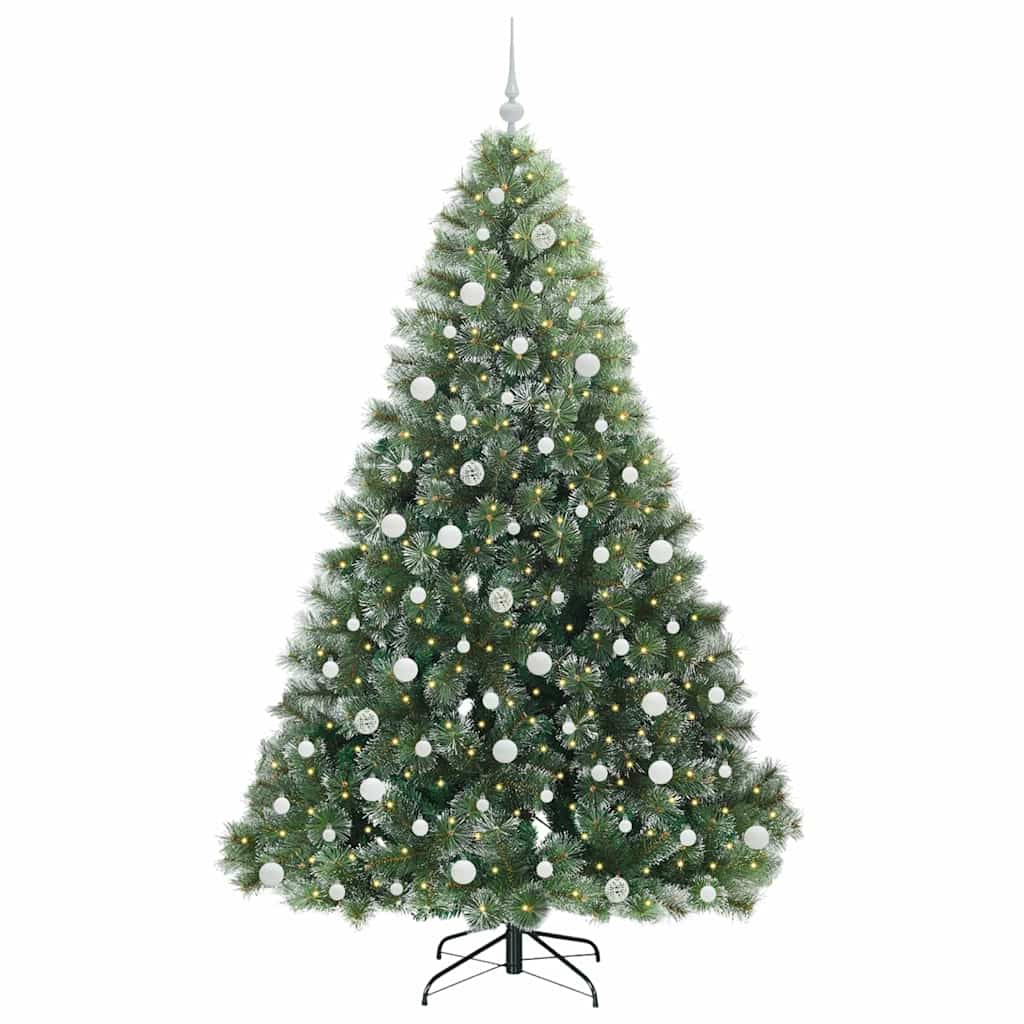 Kunstkerstboom met 300 LED met standaard Groen 210 cm PE en PVC is nu te koop bij PeponiXL, paradijselijk wonen!