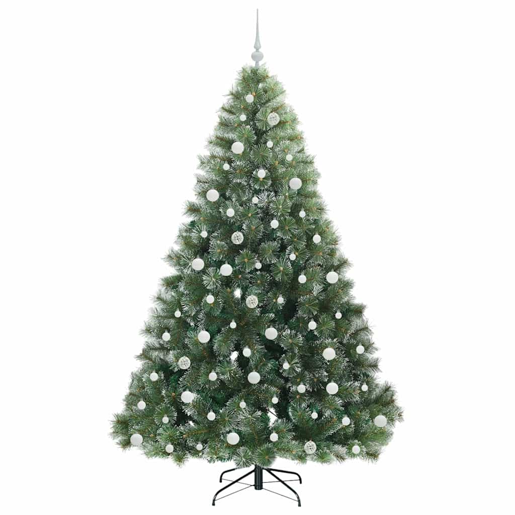 Kunstkerstboom met 300 LED met standaard Groen 210 cm PE en PVC is nu te koop bij PeponiXL, paradijselijk wonen!
