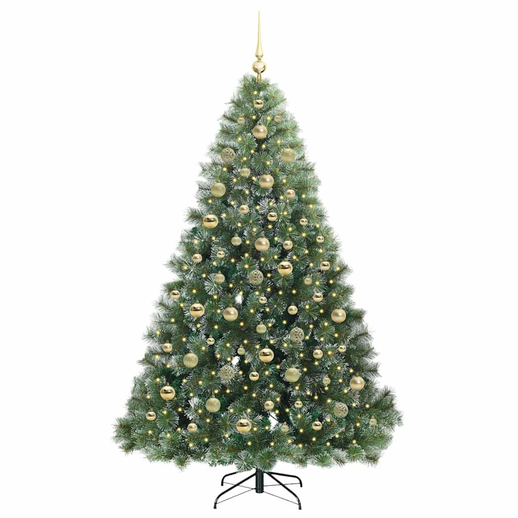 Kunstkerstboom met 300 LED met standaard Groen 210 cm PE en PVC is nu te koop bij PeponiXL, paradijselijk wonen!