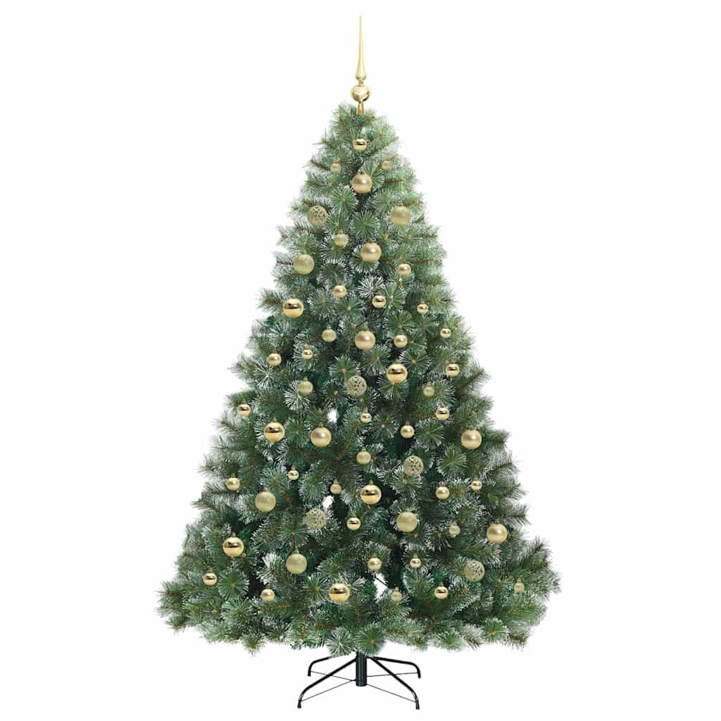Kunstkerstboom met 300 LED met standaard Groen 210 cm PE en PVC is nu te koop bij PeponiXL, paradijselijk wonen!