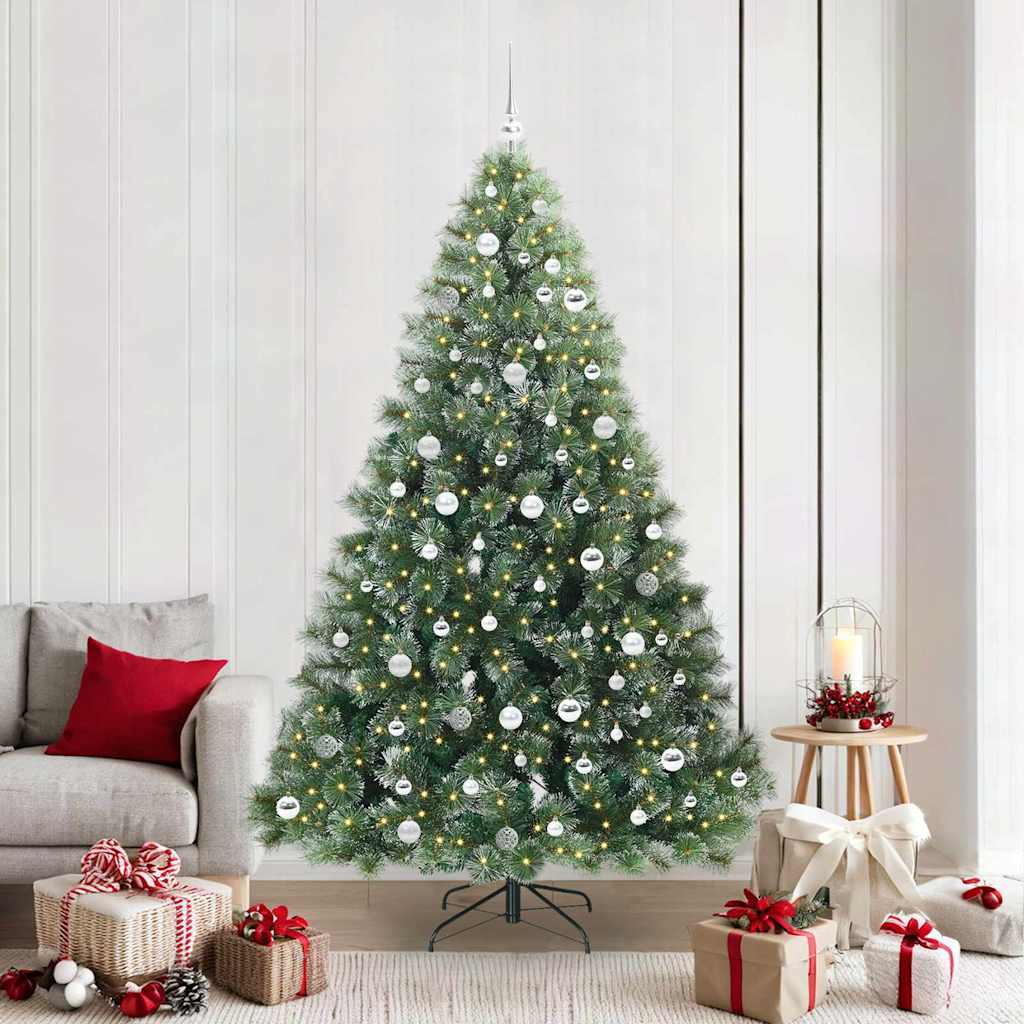 Kunstkerstboom met 300 LED met standaard Groen 210 cm PE en PVC is nu te koop bij PeponiXL, paradijselijk wonen!