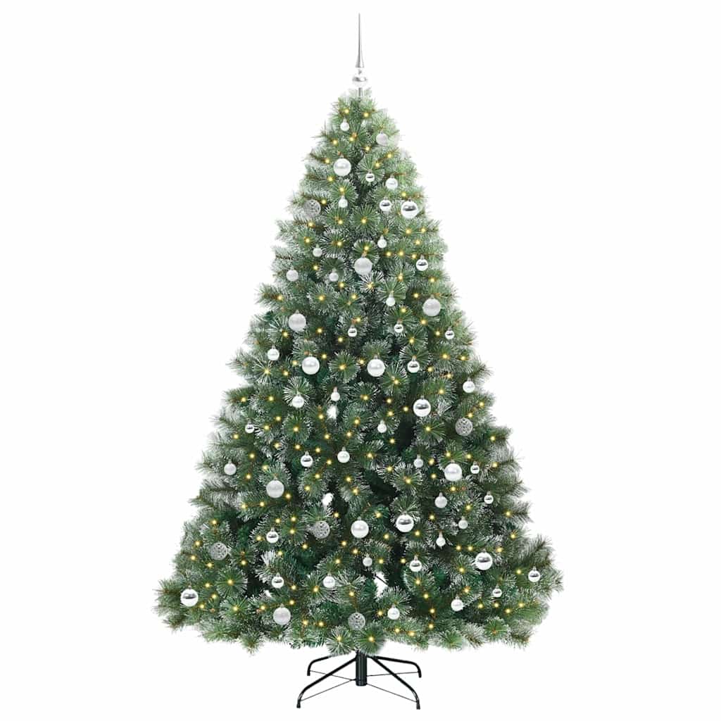 Kunstkerstboom met 300 LED met standaard Groen 210 cm PE en PVC is nu te koop bij PeponiXL, paradijselijk wonen!