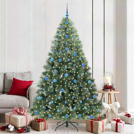 Kunstkerstboom met 300 LED met standaard Groen 210 cm PE en PVC is nu te koop bij PeponiXL, paradijselijk wonen!