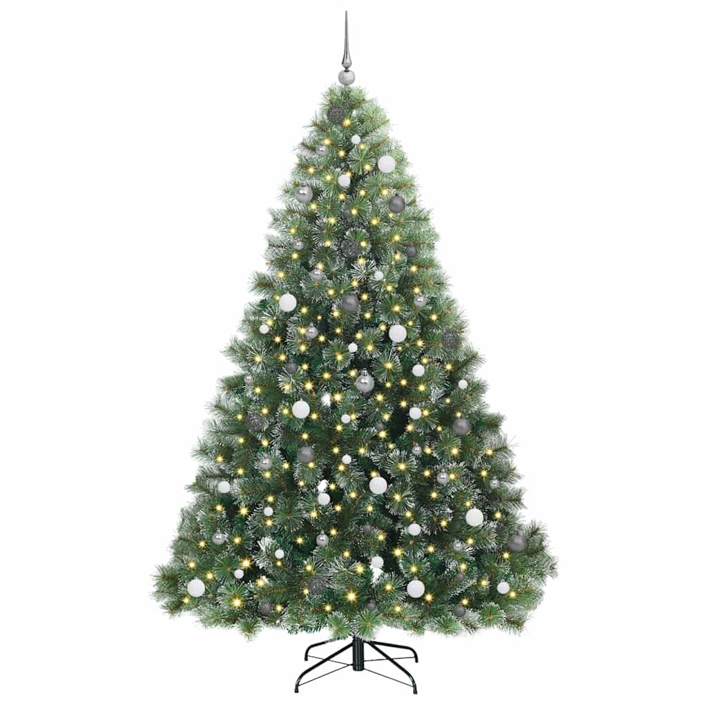 Kunstkerstboom met 300 LED met standaard Groen 240 cm PE en PVC is nu te koop bij PeponiXL, paradijselijk wonen!