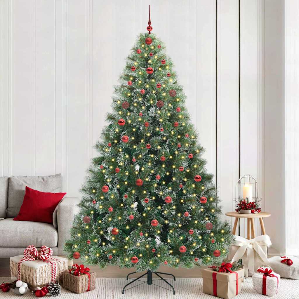 Kunstkerstboom met 300 LED met standaard Groen 240 cm PE en PVC is nu te koop bij PeponiXL, paradijselijk wonen!