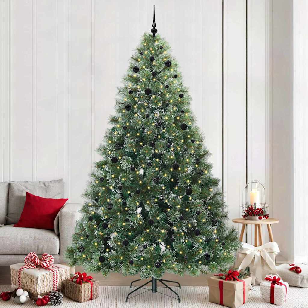 Kunstkerstboom met 300 LED met standaard Groen 240 cm PE en PVC is nu te koop bij PeponiXL, paradijselijk wonen!