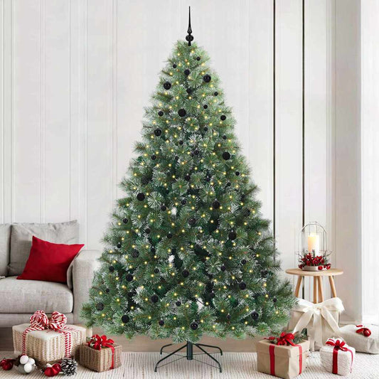 Kunstkerstboom met 300 LED met standaard Groen 240 cm PE en PVC is nu te koop bij PeponiXL, paradijselijk wonen!