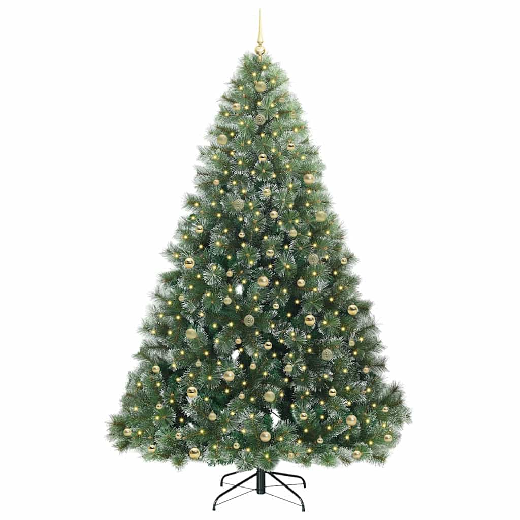 Kunstkerstboom met 300 LED met standaard Groen 240 cm PE en PVC is nu te koop bij PeponiXL, paradijselijk wonen!