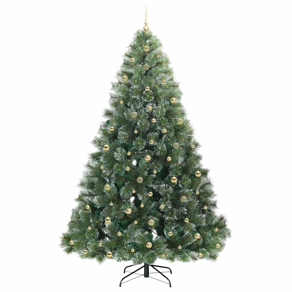 Kunstkerstboom met 300 LED met standaard Groen 240 cm PE en PVC is nu te koop bij PeponiXL, paradijselijk wonen!