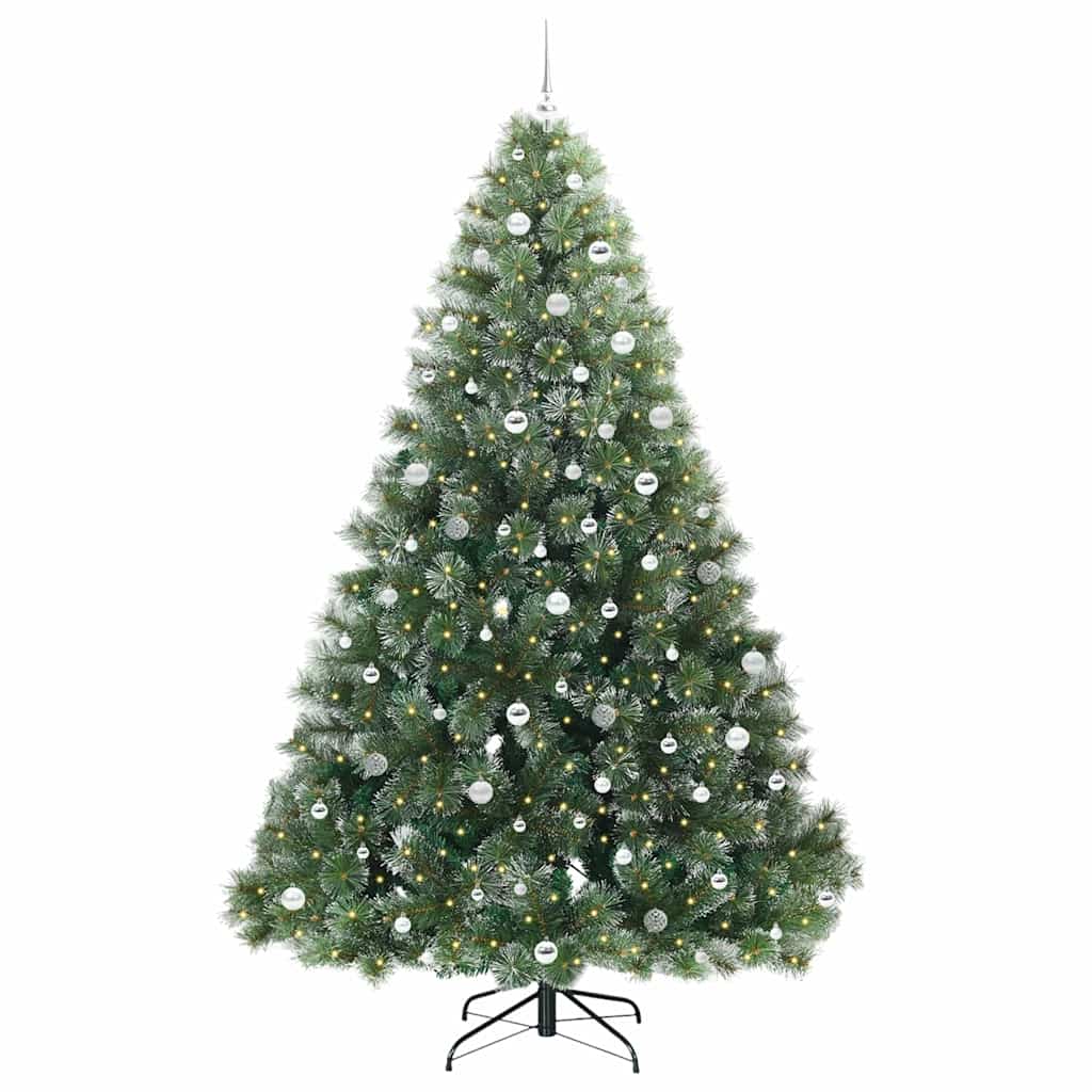 Kunstkerstboom met 300 LED met standaard Groen 240 cm PE en PVC is nu te koop bij PeponiXL, paradijselijk wonen!