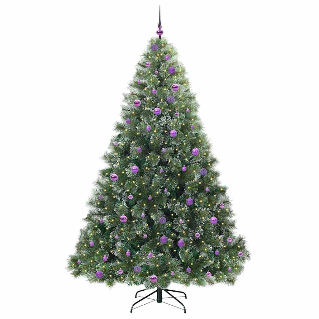 Kunstkerstboom met 300 LED met standaard Groen 240 cm PE en PVC is nu te koop bij PeponiXL, paradijselijk wonen!