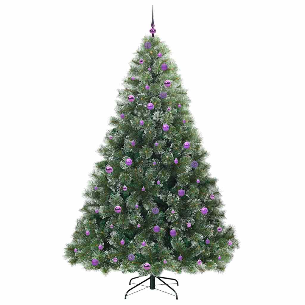 Kunstkerstboom met 300 LED met standaard Groen 240 cm PE en PVC is nu te koop bij PeponiXL, paradijselijk wonen!