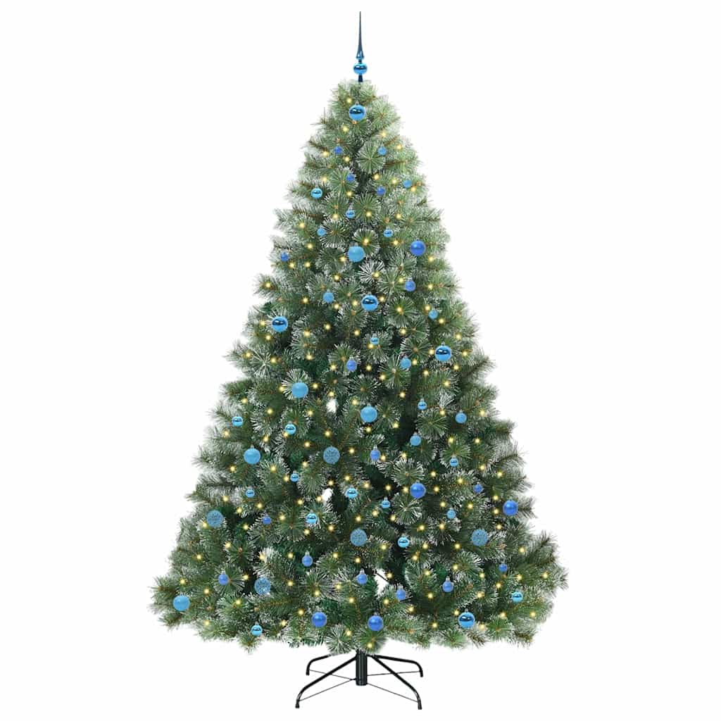 Kunstkerstboom met 300 LED met standaard Groen 240 cm PE en PVC is nu te koop bij PeponiXL, paradijselijk wonen!