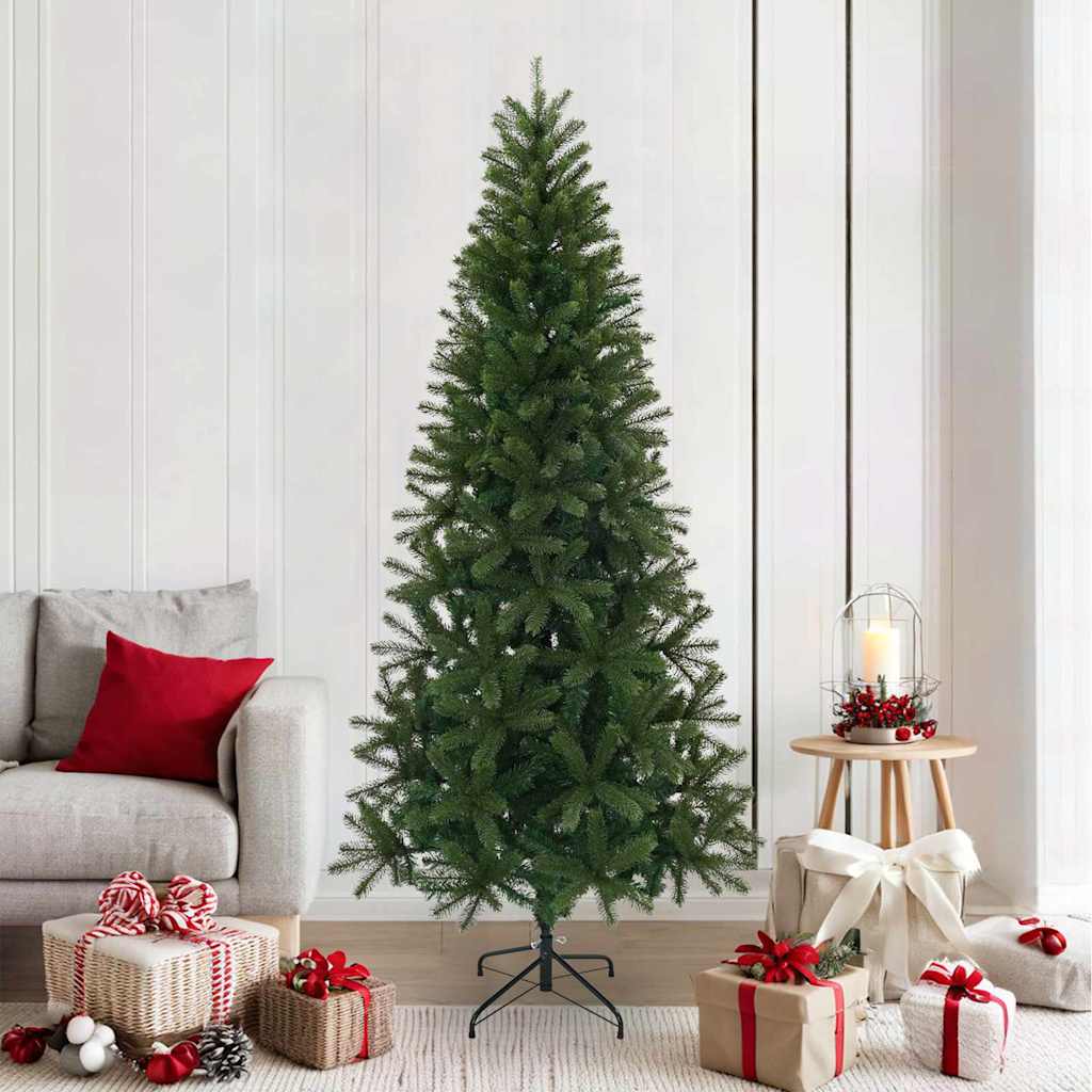 Kunstkerstboom met standaard Groen 210 cm PVC, PE en staal is nu te koop bij PeponiXL, paradijselijk wonen!
