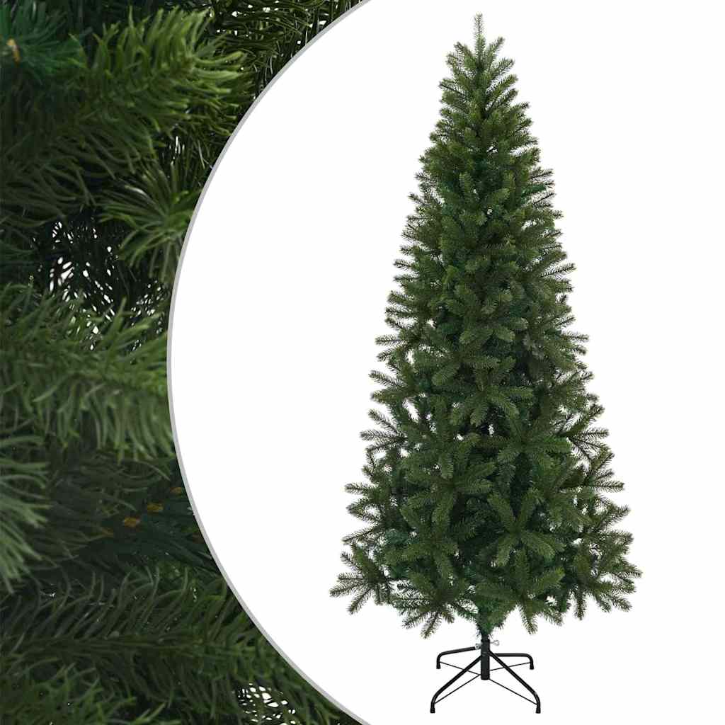 Kunstkerstboom met standaard Groen 210 cm PVC, PE en staal is nu te koop bij PeponiXL, paradijselijk wonen!