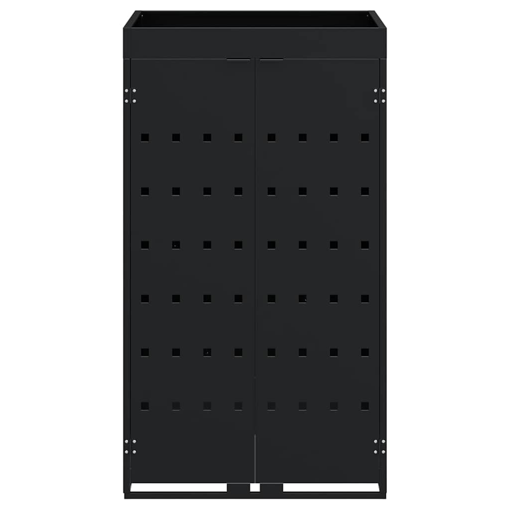 Zwenkwagen Opslag met Plantenbakdak voor Enkel 240L Bak Zwart is nu te koop bij PeponiXL, paradijselijk wonen!