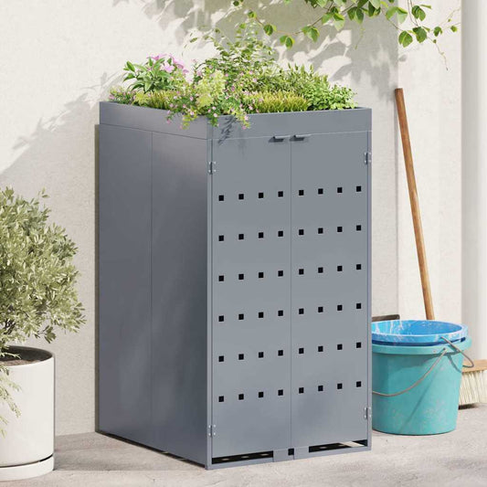 Zwenkwagen Opslag met Plantenbakdak voor Enkel 240L Bak is nu te koop bij PeponiXL, paradijselijk wonen!