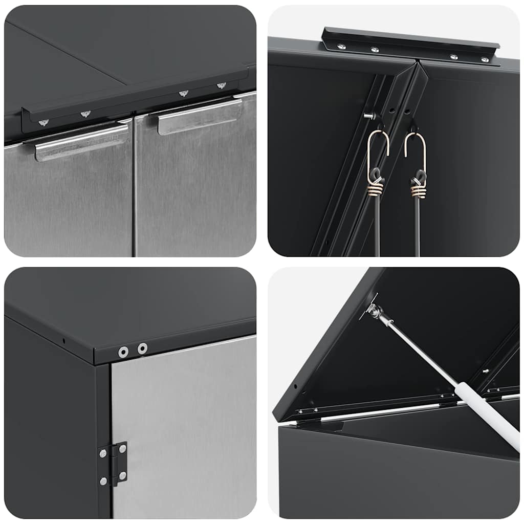 Afvalcontaineropslag met gasliftdeksel voor 240L container is nu te koop bij PeponiXL, paradijselijk wonen!