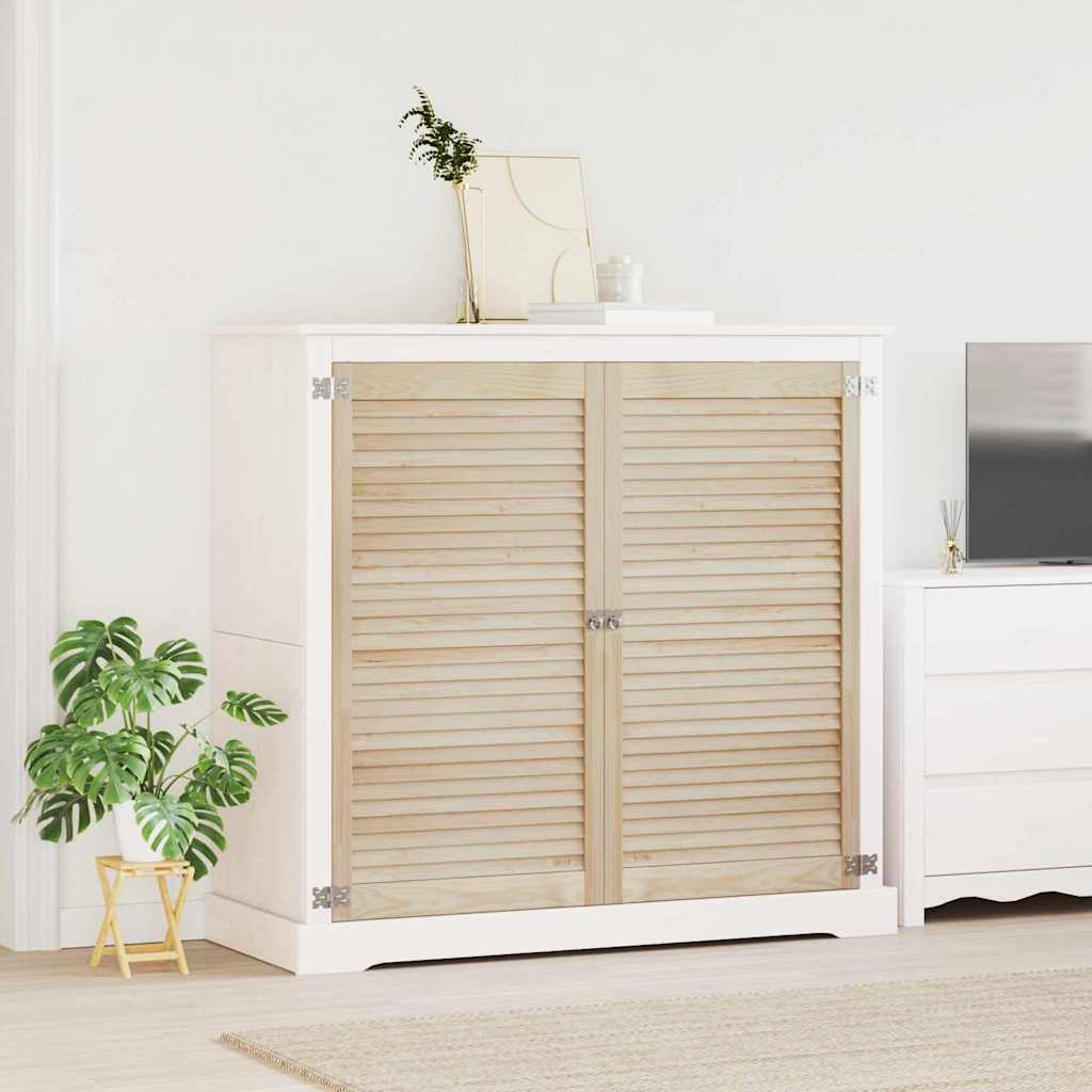 Kastdeur 2 pcs Naturel 110 x 2,1 x 59,5 cm Massief grenenhout is nu te koop bij PeponiXL, paradijselijk wonen!