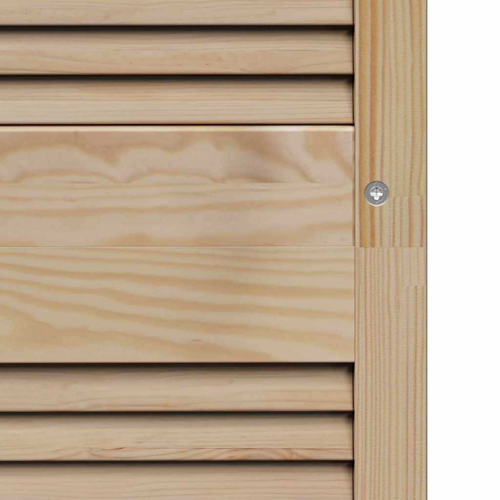 Kastdeur 2 pcs Naturel 49,5 x 2,1 x 140,5 cm Massief grenenhout is nu te koop bij PeponiXL, paradijselijk wonen!