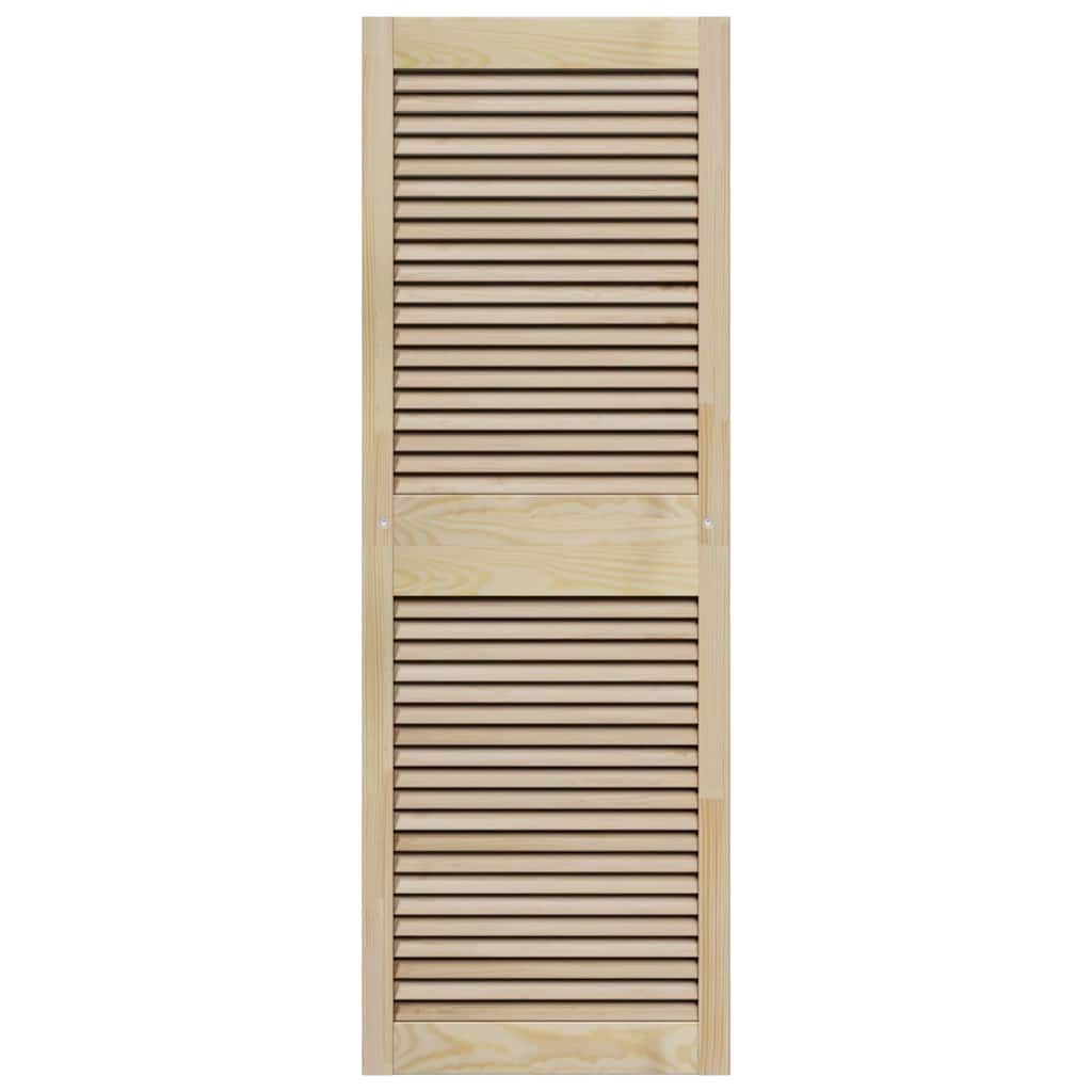Kastdeur 2 pcs Naturel 49,5 x 2,1 x 140,5 cm Massief grenenhout is nu te koop bij PeponiXL, paradijselijk wonen!