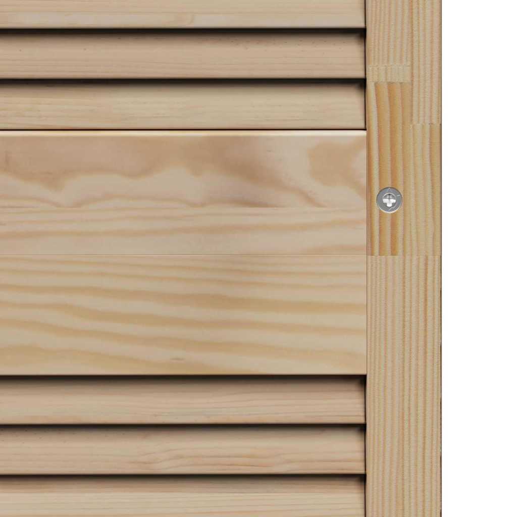 Kastdeur Naturel 140,5 x 2,1 x 59,5 cm Massief grenenhout is nu te koop bij PeponiXL, paradijselijk wonen!