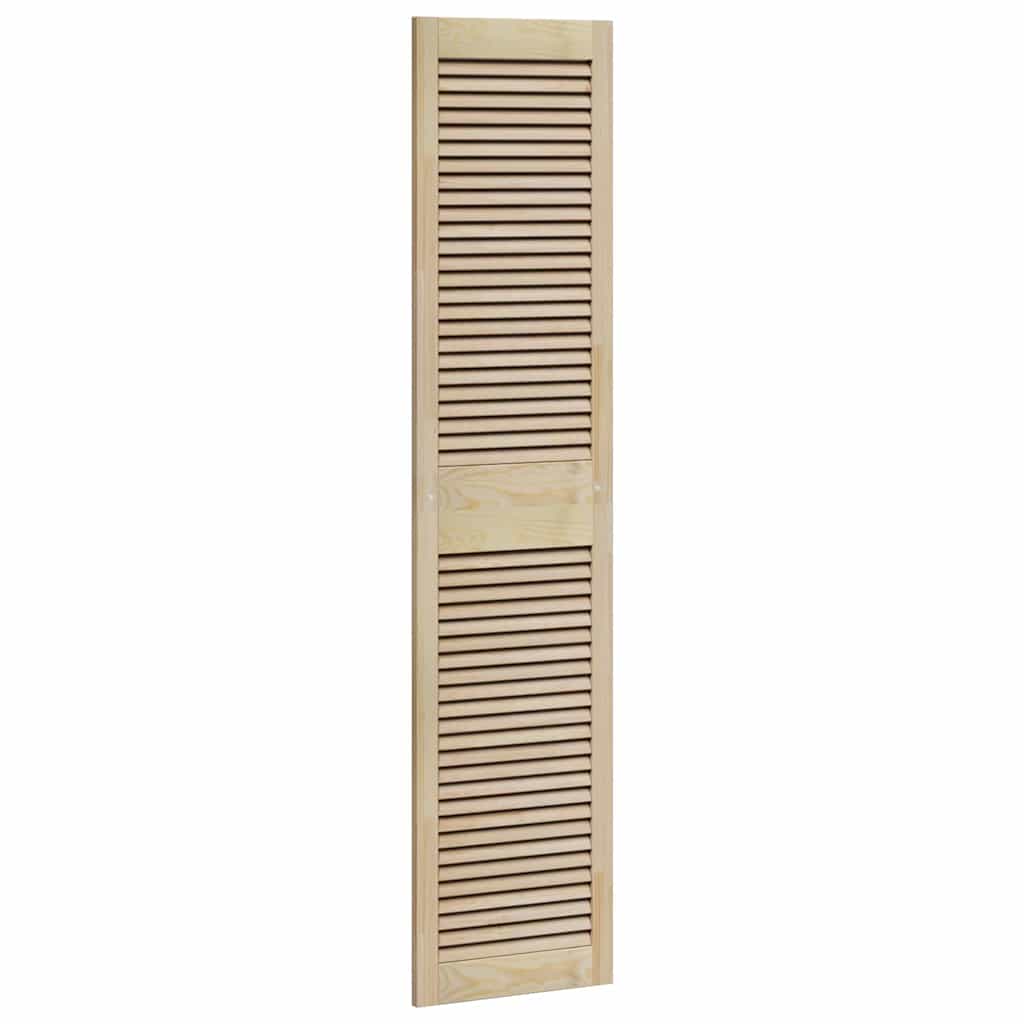Kastdeur 2 pcs Naturel 170 x 2,1 x 39,5 cm Massief grenenhout is nu te koop bij PeponiXL, paradijselijk wonen!